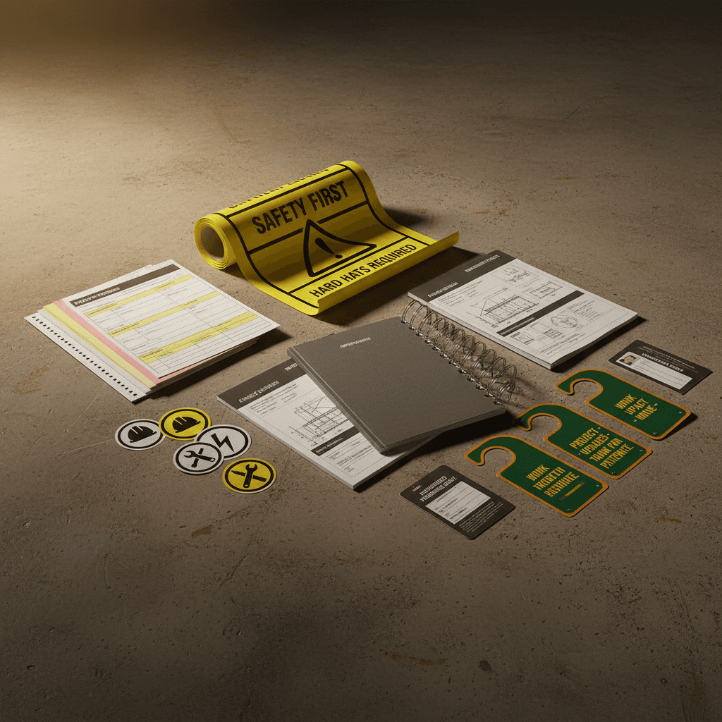 Construction print materials