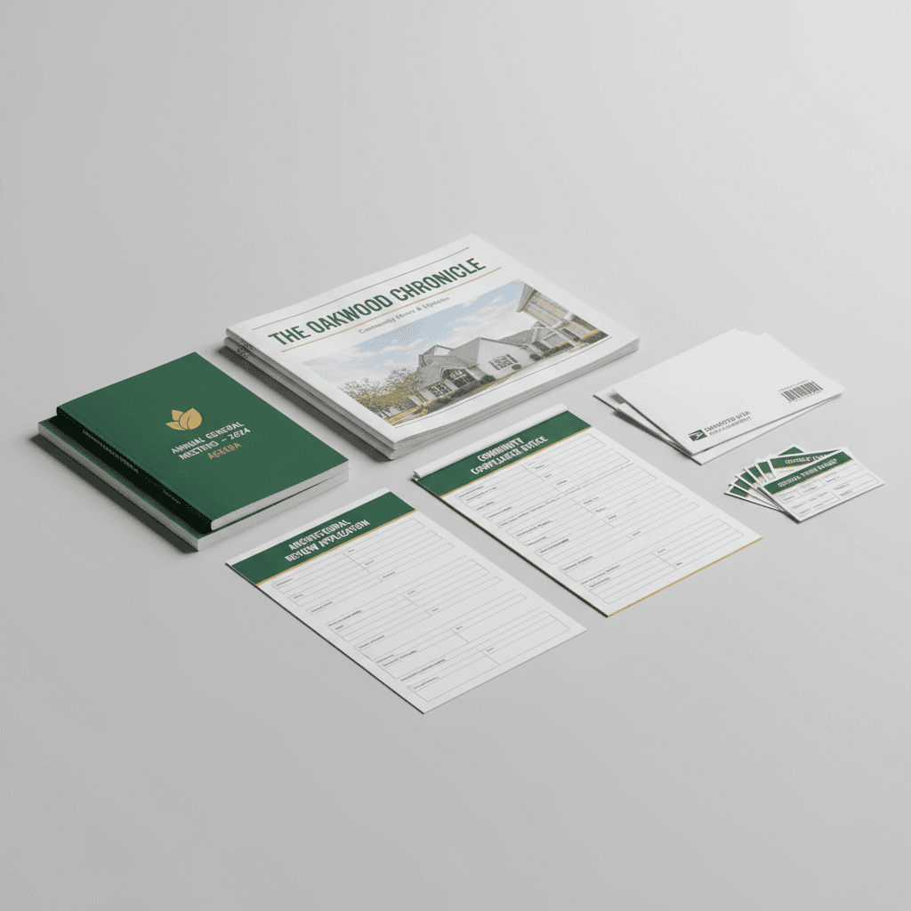 HOA & Community Associations print materials
