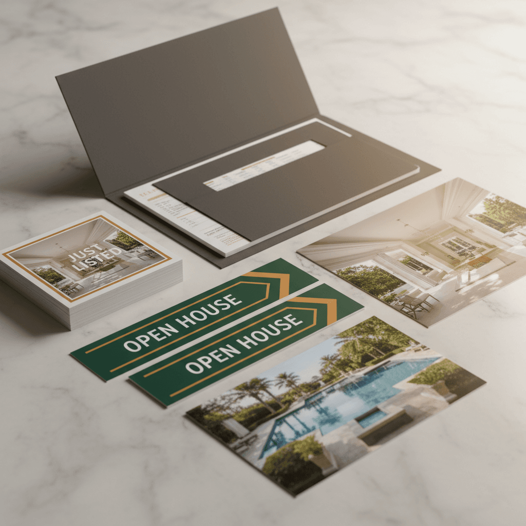 Real Estate print materials